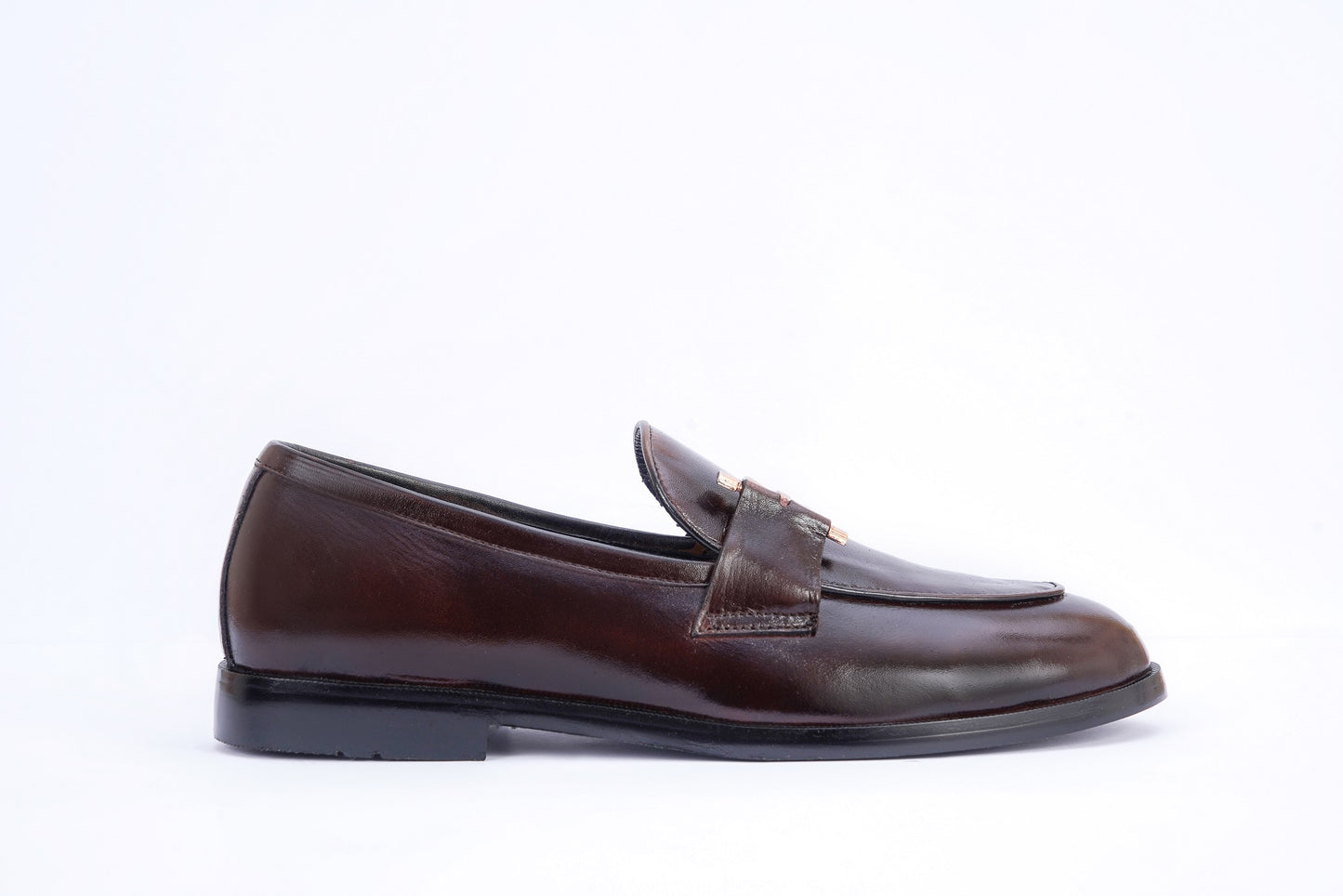 Premium Genuine Leather Horsebit Loafers – Brown CK-3