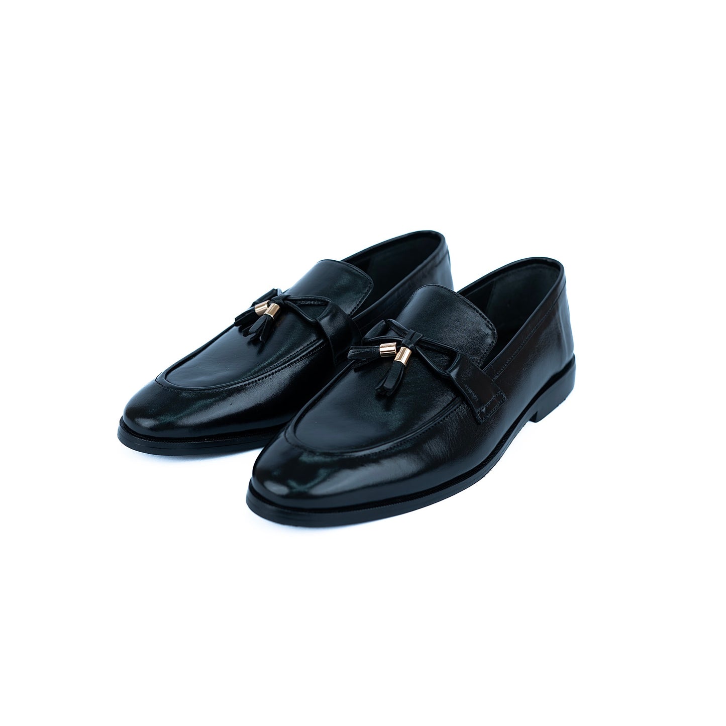 0009-Black (Tassel Loafers)