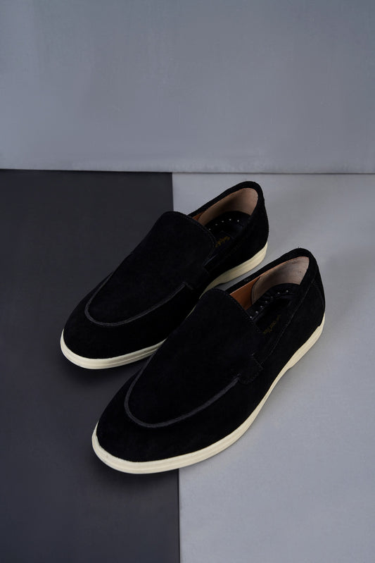 Men’s Black Casual Slip-On Loafers