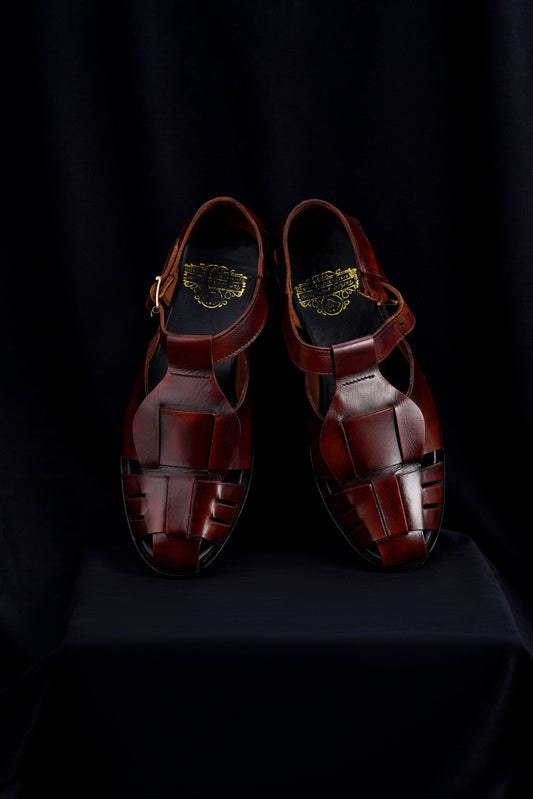 Men’s Premium Leather Buckle Sandal – Handcrafted Comfort Wear S-30