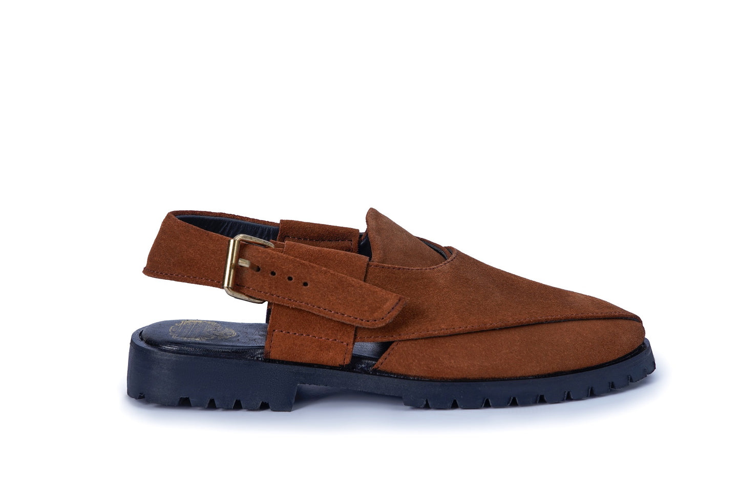 Men’s Classic Brown Leather Back-Strap Sandal – Comfortable Everyday Wear Psh-33