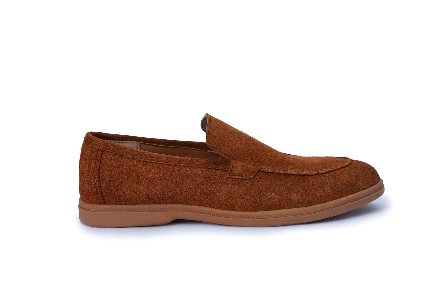 Classic Tan Suede Slip-On Loafers SD-01