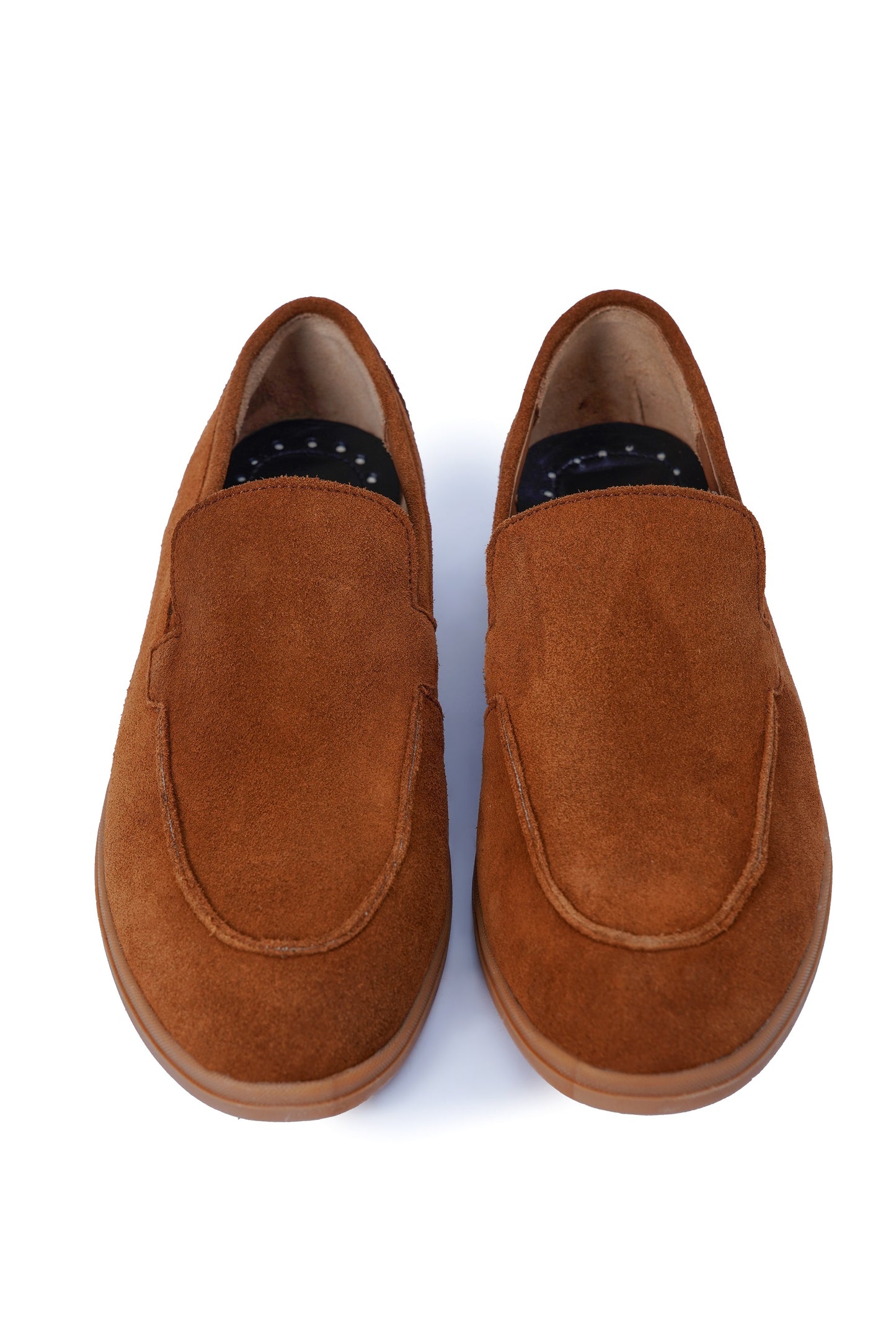 Classic Tan Suede Slip-On Loafers SD-01