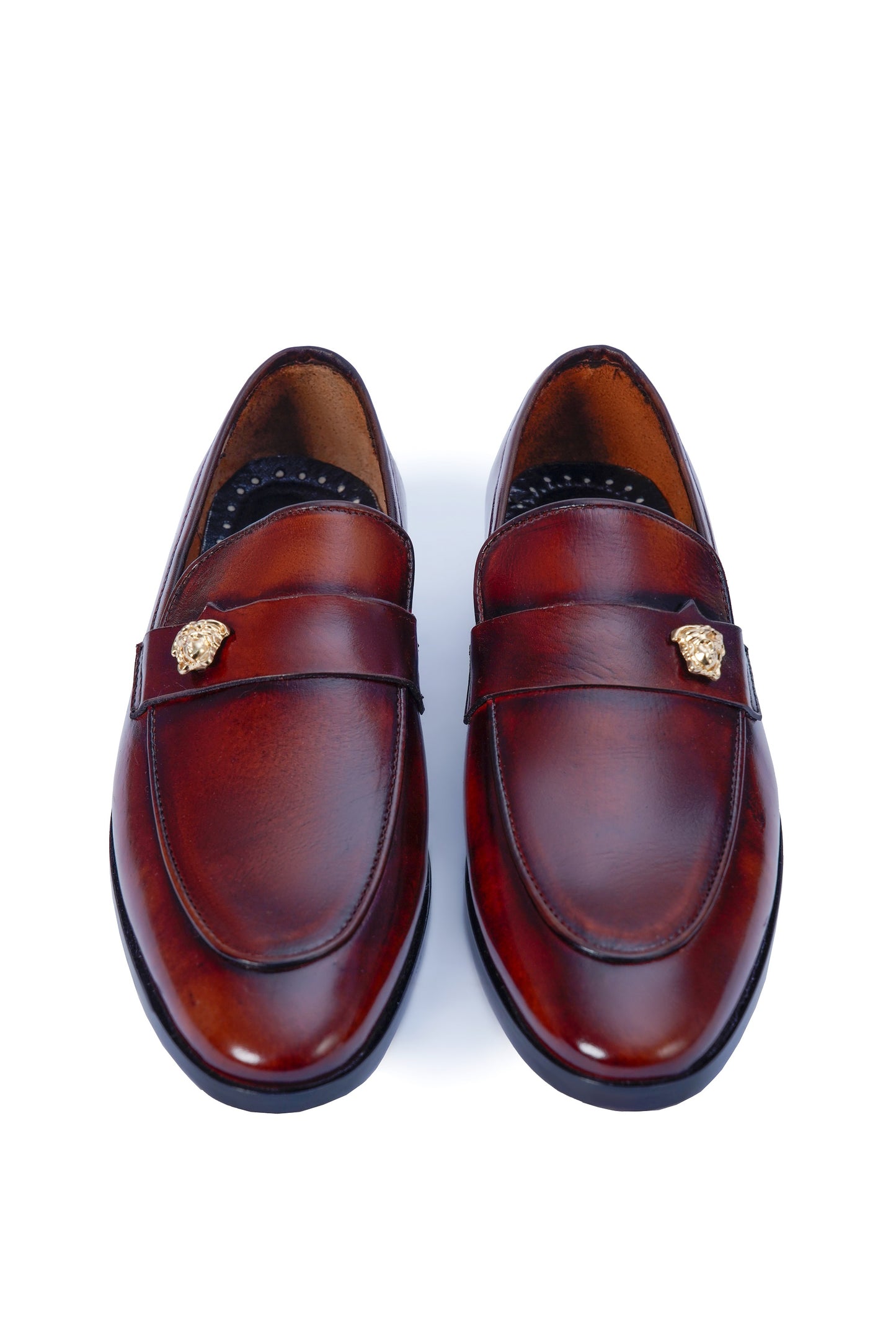 Men’s Brown Leather Horsebit Formal Loafers 00011