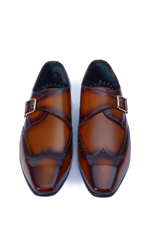 Men’s Brown Leather Tassel Loafers – Classic Formal Style