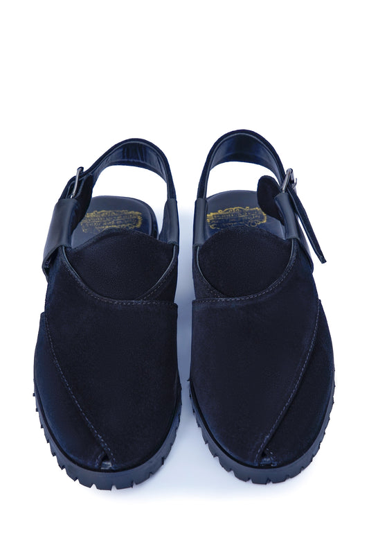 Men’s Black Suede Monk Strap Loafers – Premium Slip-On Formal Shoes