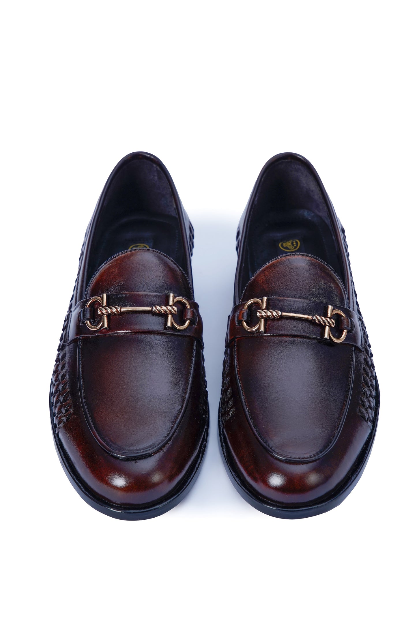 Men’s Premium Leather Buckle Loafers – Classic Formal & Casual Shoes L-1022