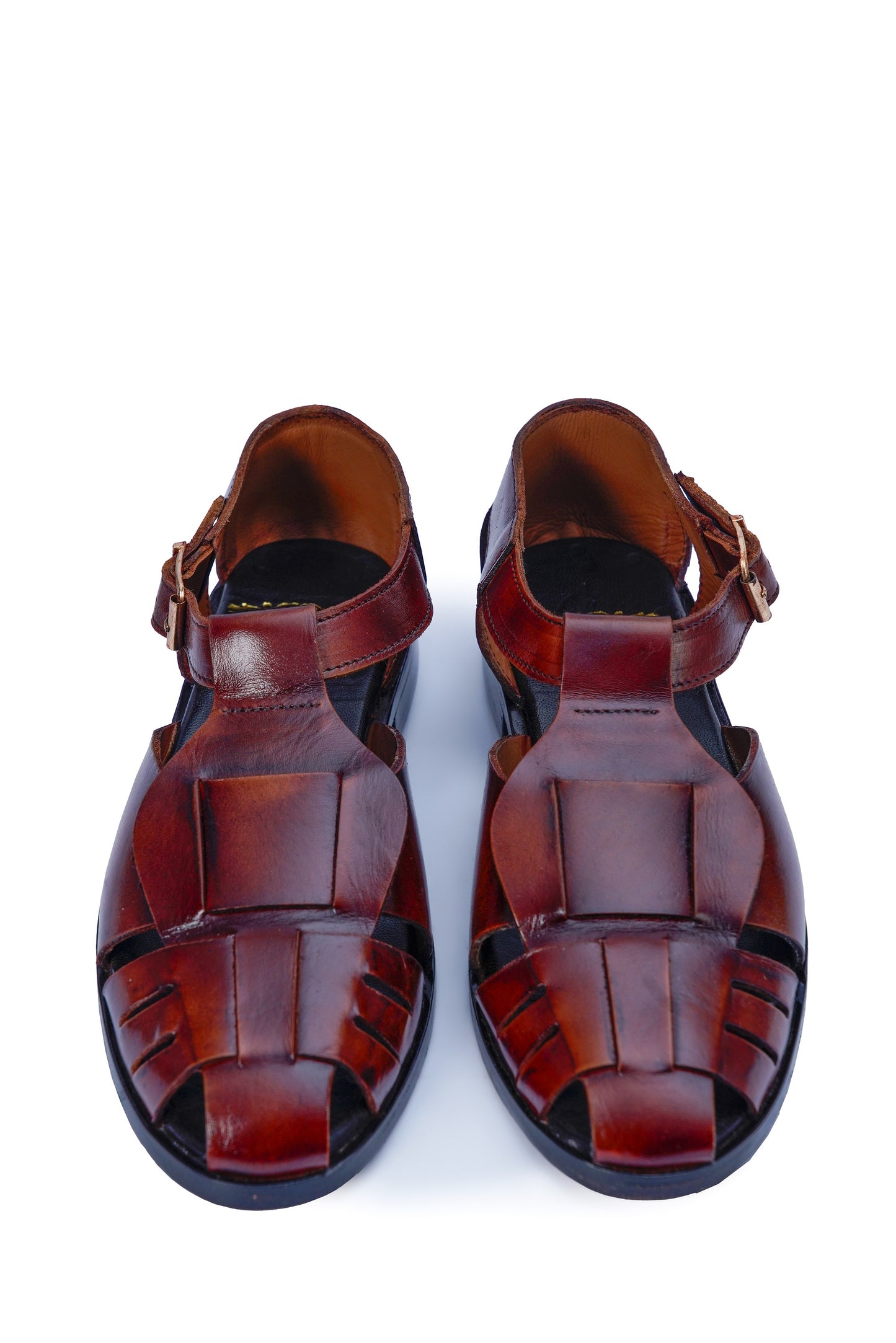 Men’s Premium Leather Buckle Sandal – Handcrafted Comfort Wear S-30