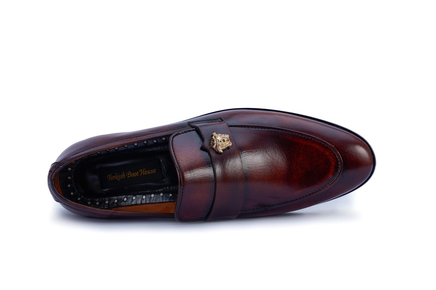 Men’s Brown Leather Horsebit Formal Loafers 00011